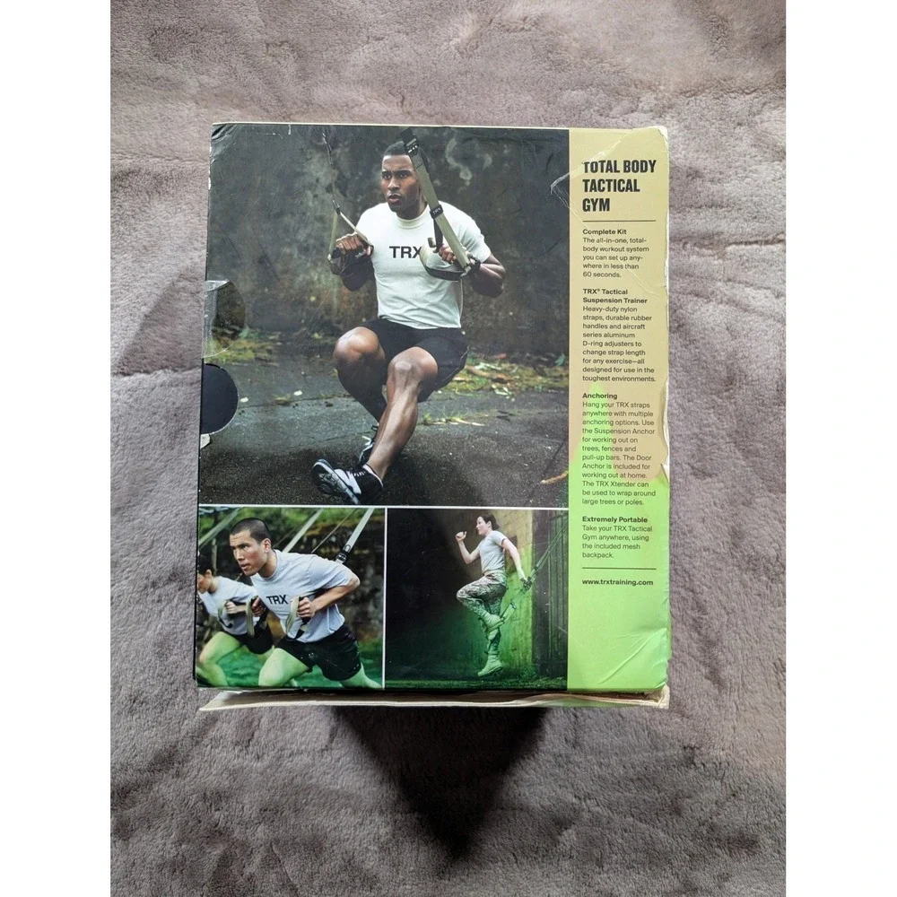 TRX Tactical Gym Suspension Training Kit & Jay Dawes Complete Guide Book NIB